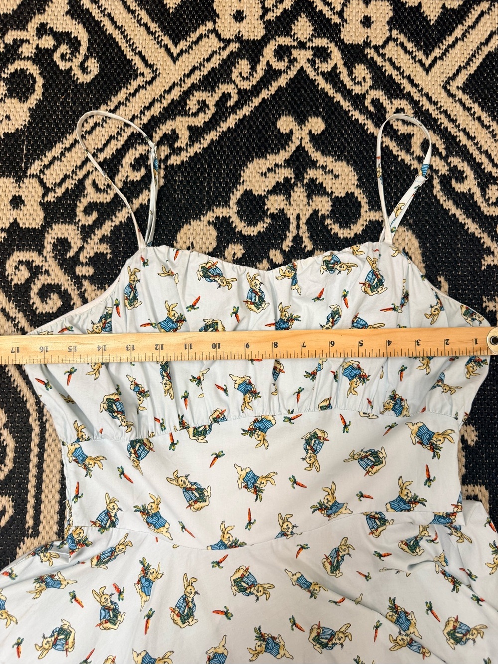 Magnolia Park Peter rabbit print rockabilly dress medium - Picture 15 of 16